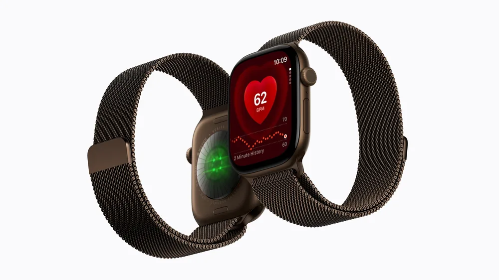Apple Watch Series 12 shown in two finishes