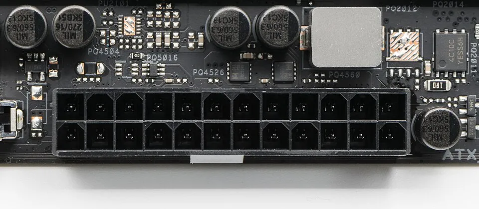 Motherboard ATX power connectors
