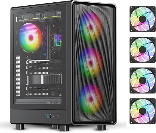 Nimbus Mesh Tempered Glass PC case