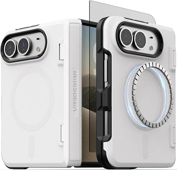 VRS DESIGN TerraGuard Modern case for iPhone Duo in cream white