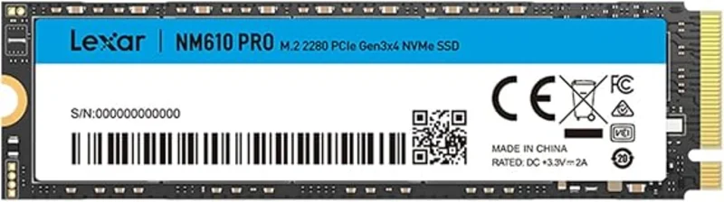 Lexar NM610 PRO 500GB NVMe SSD