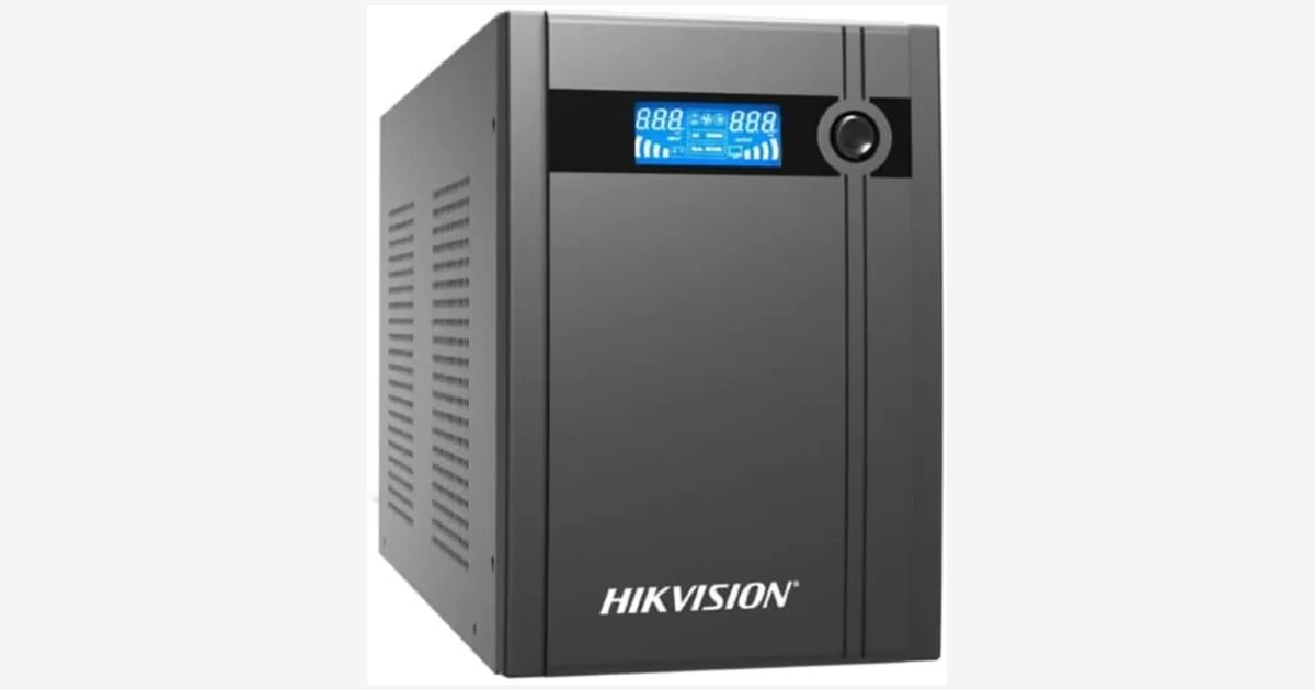 Hikvision UPS unit with LCD display for a gaming PC